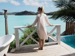 StyleAndMinimalism | Travel | Antigua | Wearing Pyrus shirt dress & Jil Sander sunglasses